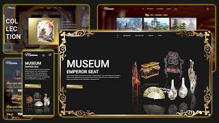 Crafting an Responsive Arts Museum Website (ecommerce) using HTML, CSS, JavaScript and Bootstrap