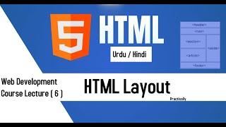 HTML Layout Tutorial for beginner  | Web development course lecture 6 #html5 #htmltutorial