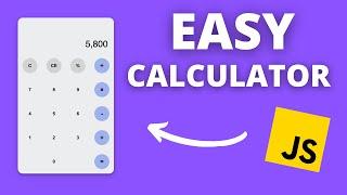 How to Build a Simple Calculator with HTML CSS AND Javascript TUTORIAL