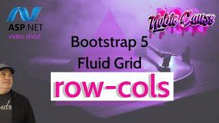 Bootstrap Tutorial | Fluid Grid Row-Cols Explained | html-css | Video Short