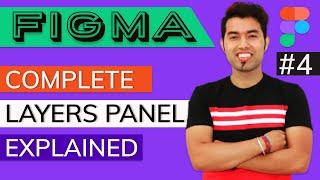 ???? FIGMA Layers Panel(Left Bar) Explained in Hindi | Figma Tutorial In Hindi #4