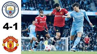 Manchester City vs Manchester United 4-1 Highlights | Premier League - 2022 Riyad Mahrez Goals