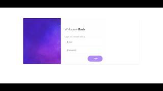 animated login page in react js | animated login form html css | React js responsive web design