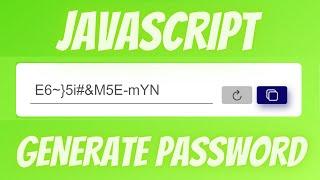 Password Generator Javascript Project