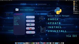 PMM - Python Module Manager | Python GUI projects | The terminal Boy