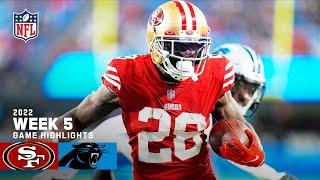 San Francisco 49ers vs. Carolina Panthers | 2022 Week 5 Highlights