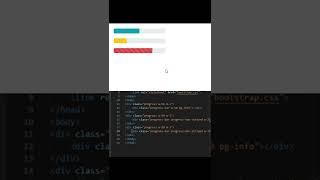 How to Create Progress Bars with Bootstrap | bootstrap tutorial for beginners