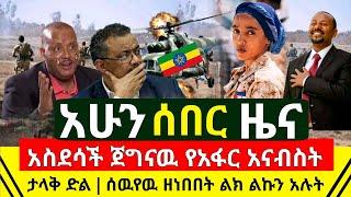 ሰበር - ታላቅ ድል በአፋር አናብስት ተያዙ ለማምለጥ ስሞክሩ ጀግናዉ በቁጥጥር ስር አዋለ | ሰዉየዉ ላይ ወረዱት አንድ በአንድ አዘነቡ | Abel Birhanu