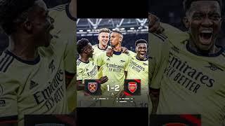 Arsenal vs West Ham United 2-1|Premier league highlights