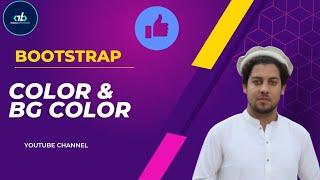 Color & bg-color in Bootstrap / Web Development / IT learning