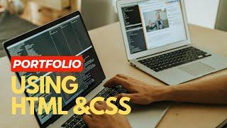 How To Make A Portfolio Website Using HTML CSS JS | Complete Responsive Website Design