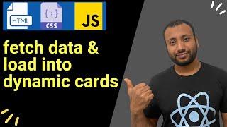 javascript bangla tutorial 91 : mini project 2 | how to create dynamic cards