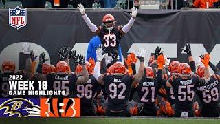 Baltimore Ravens vs. Cincinnati Bengals | 2022 Week 18 Game Highlights