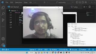 Python 3 OpenCV Script to Remove Background of Live Webcam Video Without Green Screen