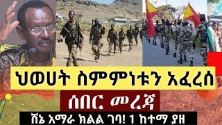 Ethiopia: ሰበር - ህወሀት ስምምነቱን አፈረሰ | ዉጊያ ተጀመረ! ከባድ ስህተት ሰሩ | ሸኔ አማራ ክልል ገባ! | Zehabesha | Top mereja