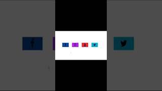 glass morphism icon hover effect using HTML5 CSS3 #shorts