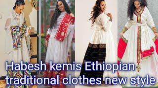 Habesh kemis/Ethiopian traditional clothes/Habesh dress new style