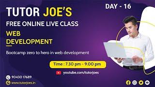 HTML CSS Free Online Web Development Bootcamp Tamil  | Day-16