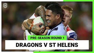 St George Illawarra Dragons v St Helens | 2023 NRL Pre-Season Challenge | Round 1