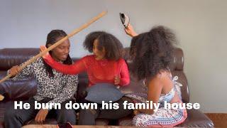 Growing Up in African House hold | Family House On Fire | Funny Stories | Spanking #african #culture