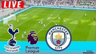 TOTTENHAM vs MANCHESTER CITY  HIGHLIGHTS :  PREMIER LEAGUE Gameplay Pes 21