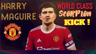 Harry maguire the world class scorpion kick !! make it perfect #skills #manchesterunited #maguire