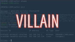 Create Undetectable payloads using Villain || Windows and Linux