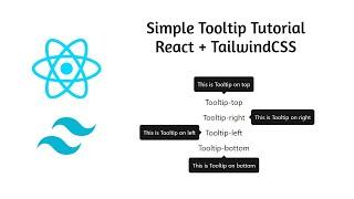 Simple Tooltip Tutorial - React JS+ Tailwind CSS | Custom Tooltip Component | Build your own Tooltip