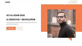 LANDING PAGE WEBSITE DESIGN USING HTML CSS & JAVASCRIPT  -  Responsive webpage design