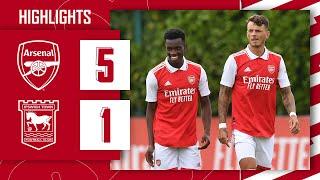 HIGHLIGHTS | Arsenal vs Ipswich Town (5-1) | Nketiah (3), Lokonga, Balogun