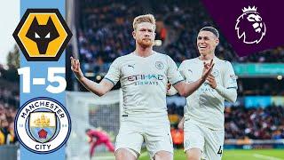 HIGHLIGHTS | Wolves 1-5 Man City | FOUR De Bruyne Goals + Sterling