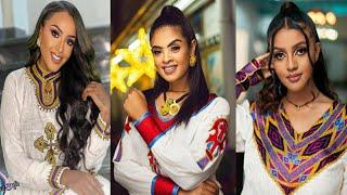 Ethiopian traditional clothes/new fashion habesha kemis design