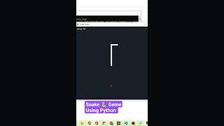 Snake Game Using Python | python game | pygame | Game