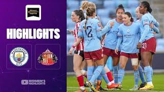 Manchester City vs Sunderland | Highlights | FA Women's Continental League Cup 27-11-2022