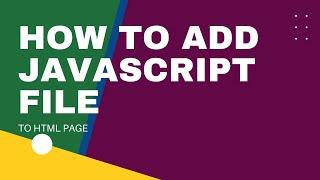 BEGINNERS: HOW TO ADD / LINK JAVASCRIPT FILE