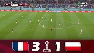 FRANCE vs. POLAND [3-1] | World Cup Qatar 2022 - Round of 16 | Full Match Streaming - Gameplay