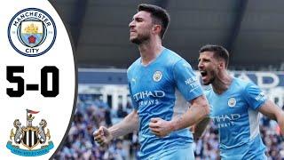 Man City vs New Castle 5-0 | English Premier League 2022 | Epl Live Stream | Pes 21 Gameplay