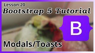 Modals and Toasts - Bootstrap Tutorial (Part 20)