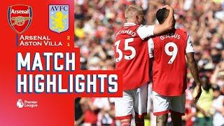 HIGHLIGHTS: Arsenal (2-1) Aston Villa | Amazing Goals | Premier League