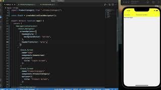 React Native Tutorial 69 - Configuring the header bar | React Navigation