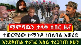 ሰበር - ማምሻዉ ታላቅ ሰበር ዜና ተወርዋሪው የኢትዮጵያ ኩራት የሃገር መከታ ኮማንዶ ድል አበሰረ አስደሳች | ነበልባል ክንዱን አቀመሰ | Abel Birhanu