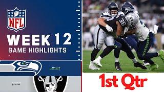 Las Vegas Raiders vs. Seattle Seahawks Full Highlights 1st QTR | NFL Week 12, 2022