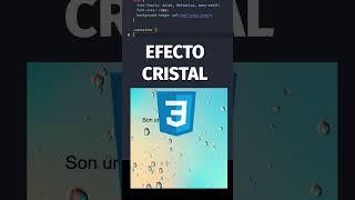 Efecto de cristal templado con CSS #shorts #css