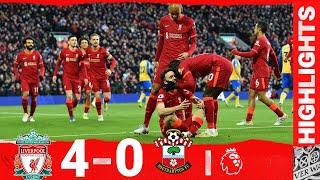 Highlights: Liverpool 4-0 Southampton | Jota brace, Thiago and a Van Dijk volley win it!