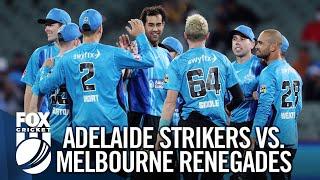 Adelaide Strikers vs Melbourne Renegades - Match Highlights I 09/12/21 I Big Bash I Fox Cricket