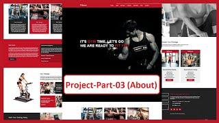 Complete Responsive Fitness & Gym Website Design Using html css | Bangla Tutorial | Sekhsadi Academy