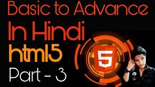 Part - 3 | HTML Tutorial For Beginners In Hindi | Basic to Advance | Genius Akshay Bisht