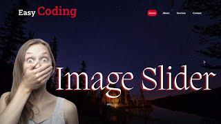 How To Make Complete Website | How to Make Image Slider Using HTML CSS and BOOTSTRAP