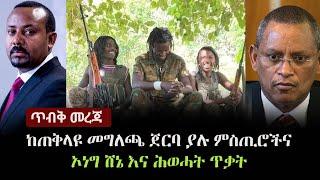 Ethiopia: ጥብቅ መረጃ - ከጠቅላዩ መግለጫ ጀርባ ያሉ ምስጢሮችና ኦነግ ሸኔ እና ሕወሓት ጥቃት | TPLF | OLF Shane | Amhara | Tigray