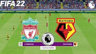 FIFA 22 | Liverpool vs Watford - 2021/22 Premier League English - Full Match & Gameplay